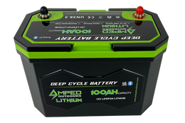 100Ah Lithium Battery (LiFePO4) 12.8V - Bluetooth - IP67 Waterproof - Heated