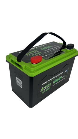 180Ah Dual Purpose Lithium Battery (Cranking) 12.8V - Bluetooth - IP67 Waterproof - Heated