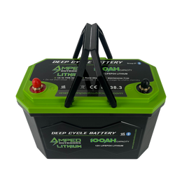 100Ah Lithium Battery (LiFePO4) 12.8V - Bluetooth - IP67 Waterproof - Heated