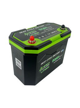 80Ah Lithium Battery (LiFePO4) 12.8V - Bluetooth - IP67 Waterproof - Heated